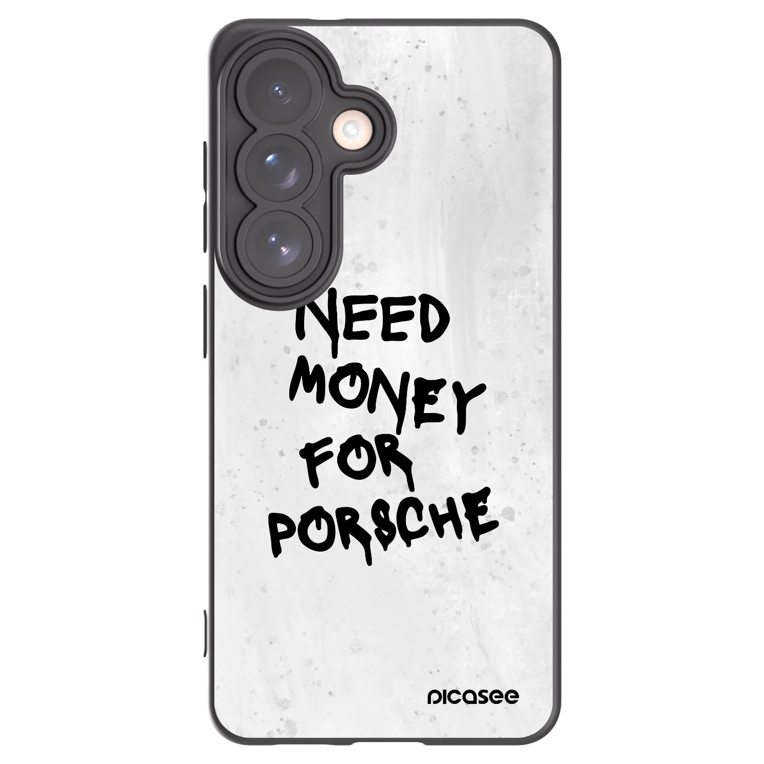 Picasee Μαύρη θήκη σιλικόνης για Samsung Galaxy S26 - White Dollar