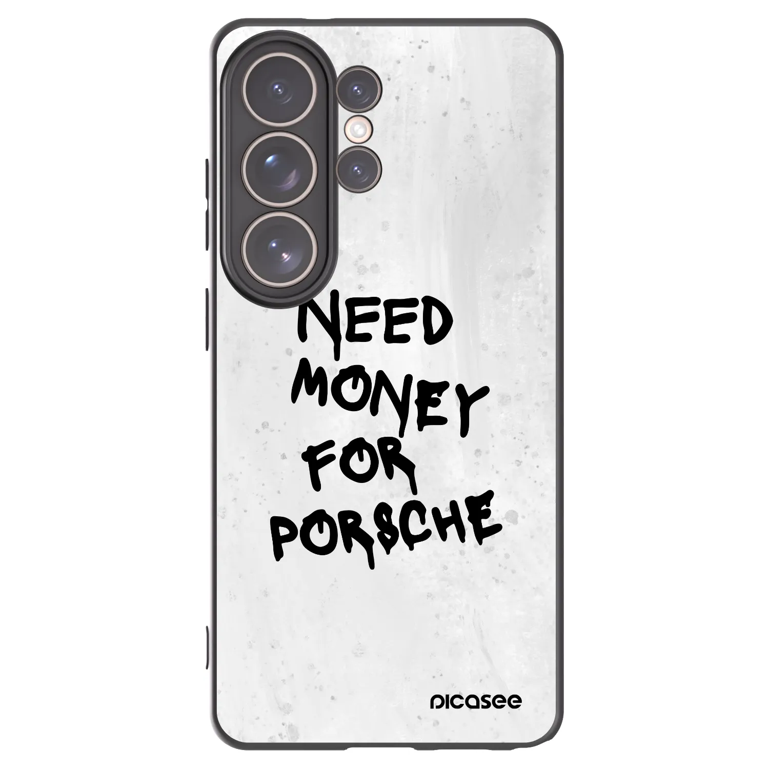 Picasee Μαύρη θήκη σιλικόνης για Samsung Galaxy S26 Ultra - White Dollar