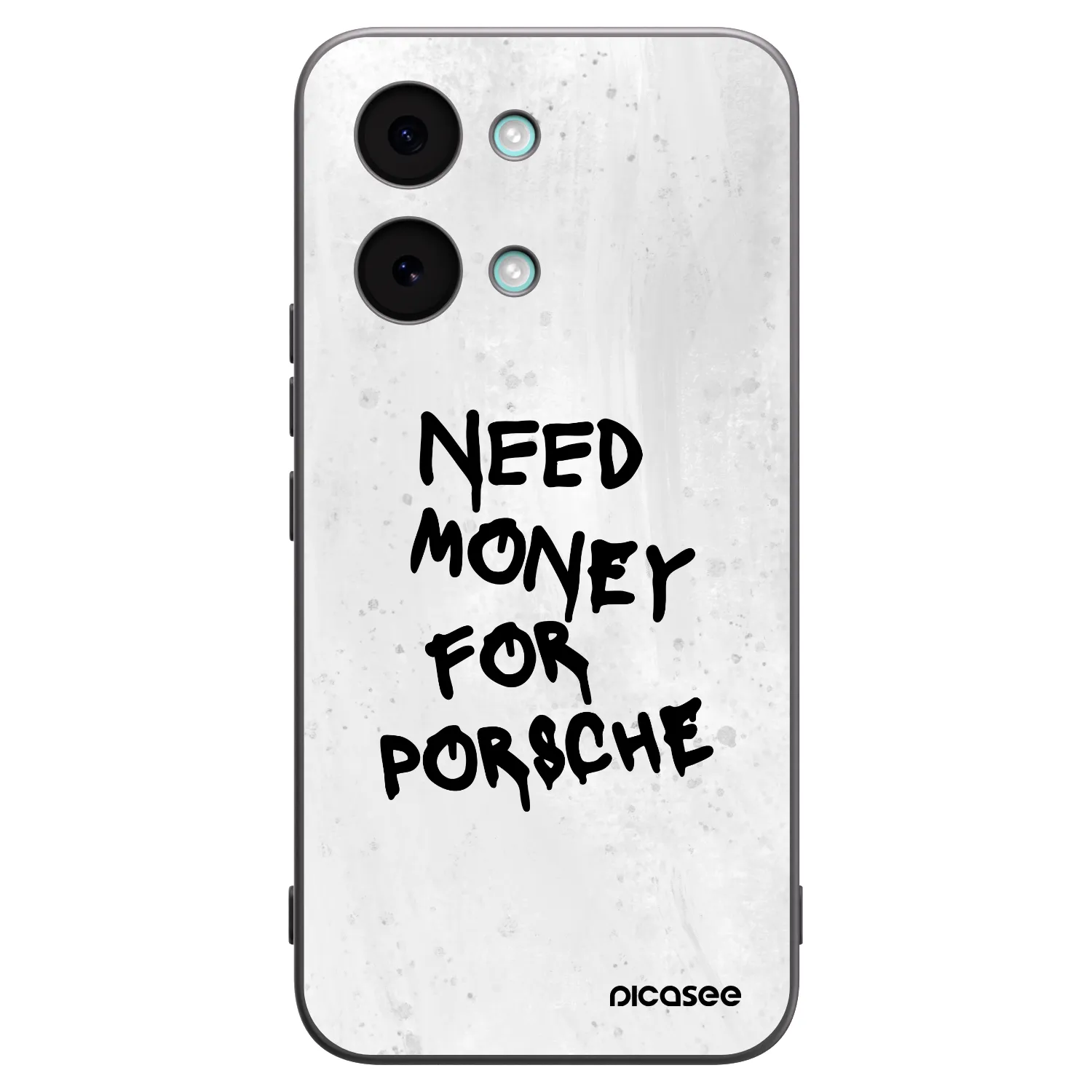 Picasee Μαύρη θήκη σιλικόνης για Xiaomi Poco X8 Pro Max - White Dollar