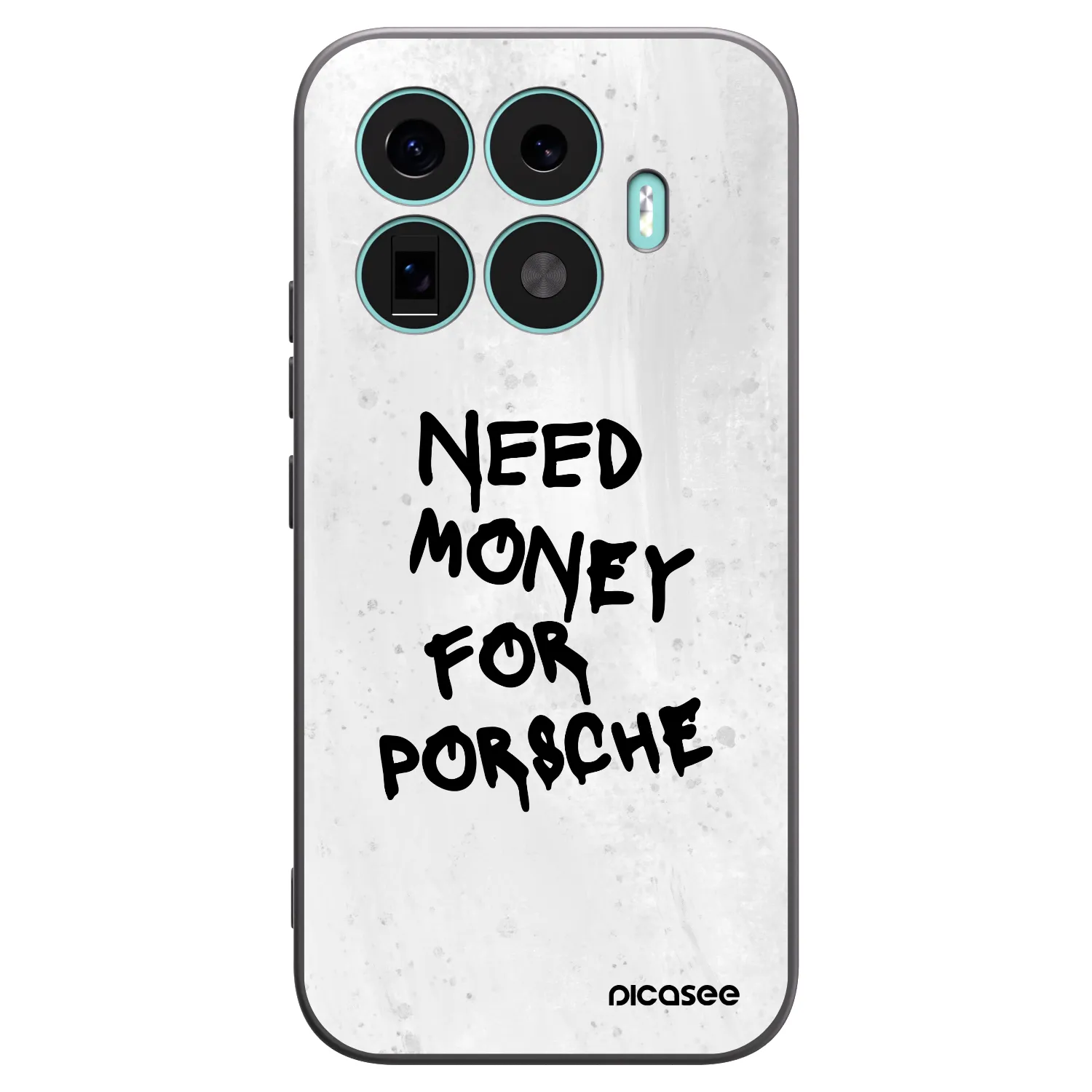 Picasee Μαύρη θήκη σιλικόνης για Xiaomi 17T - White Dollar