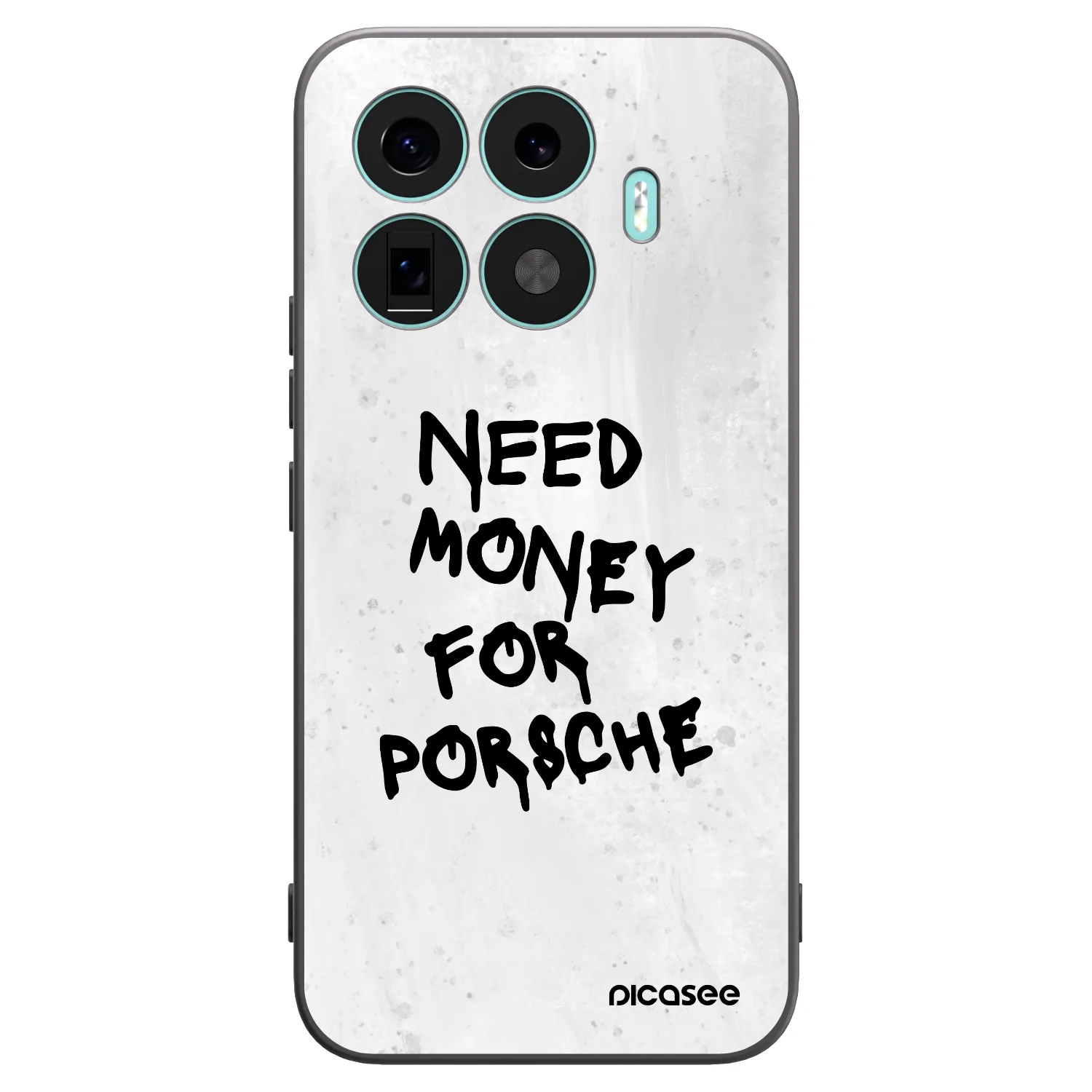 Picasee Μαύρη θήκη σιλικόνης για Xiaomi 17T Pro - White Dollar