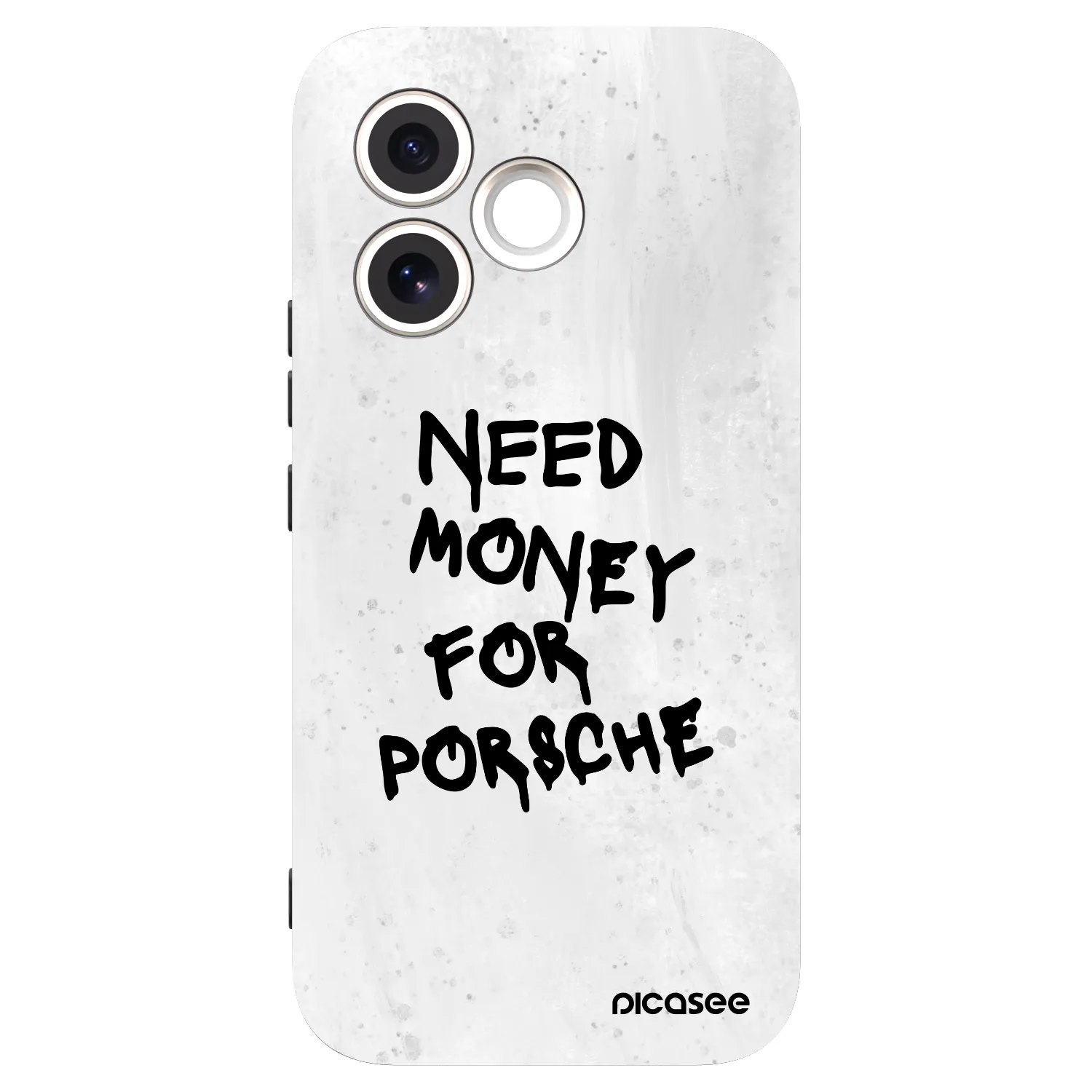 Picasee Μαύρη θήκη σιλικόνης για Honor 600 Lite - White Dollar