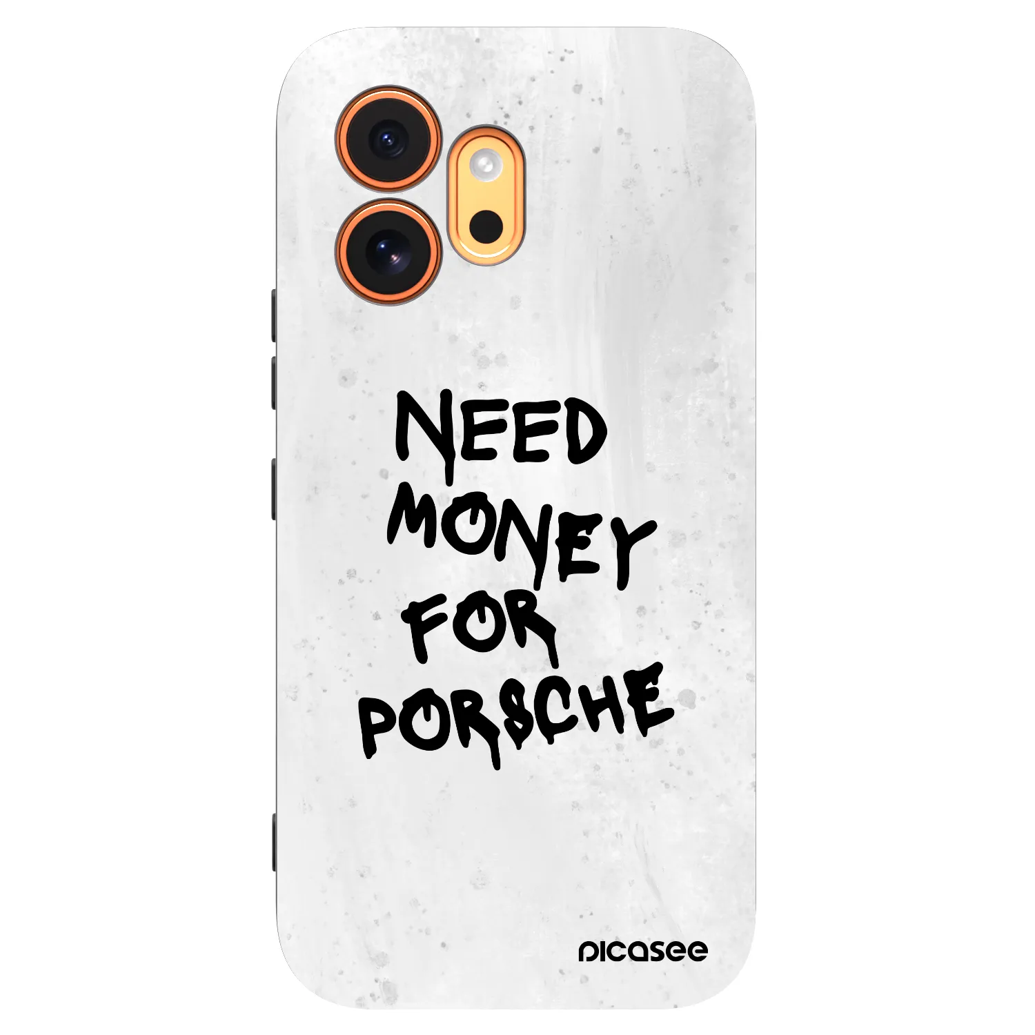 Picasee Μαύρη θήκη σιλικόνης για Honor 600 - White Dollar