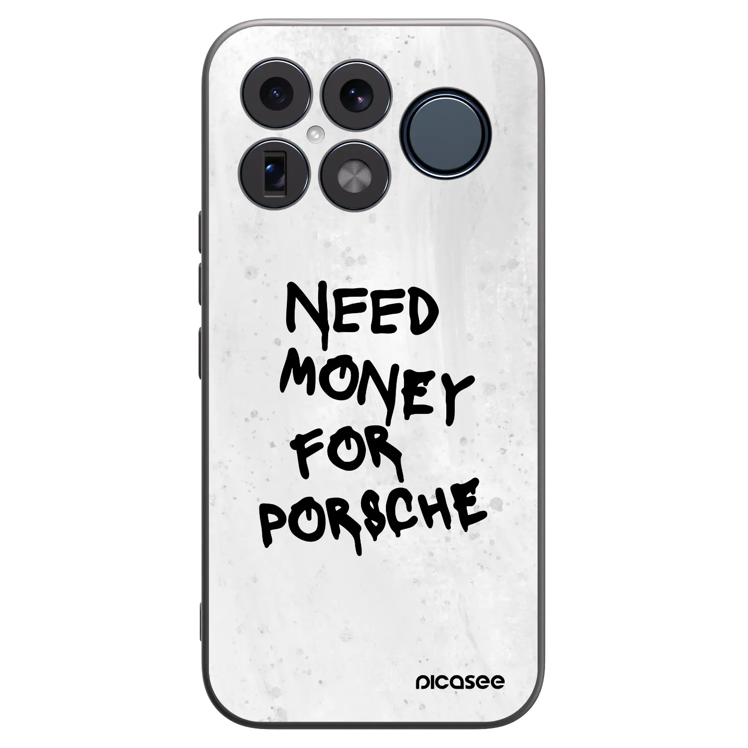 Picasee Μαύρη θήκη σιλικόνης για Xiaomi Poco F8 Ultra - White Dollar