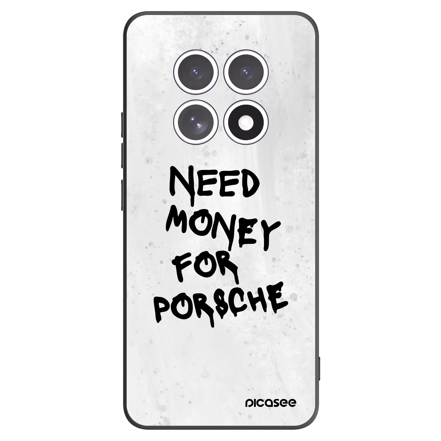 Picasee Μαύρη θήκη σιλικόνης για Xiaomi Redmi Note 15 5G - White Dollar