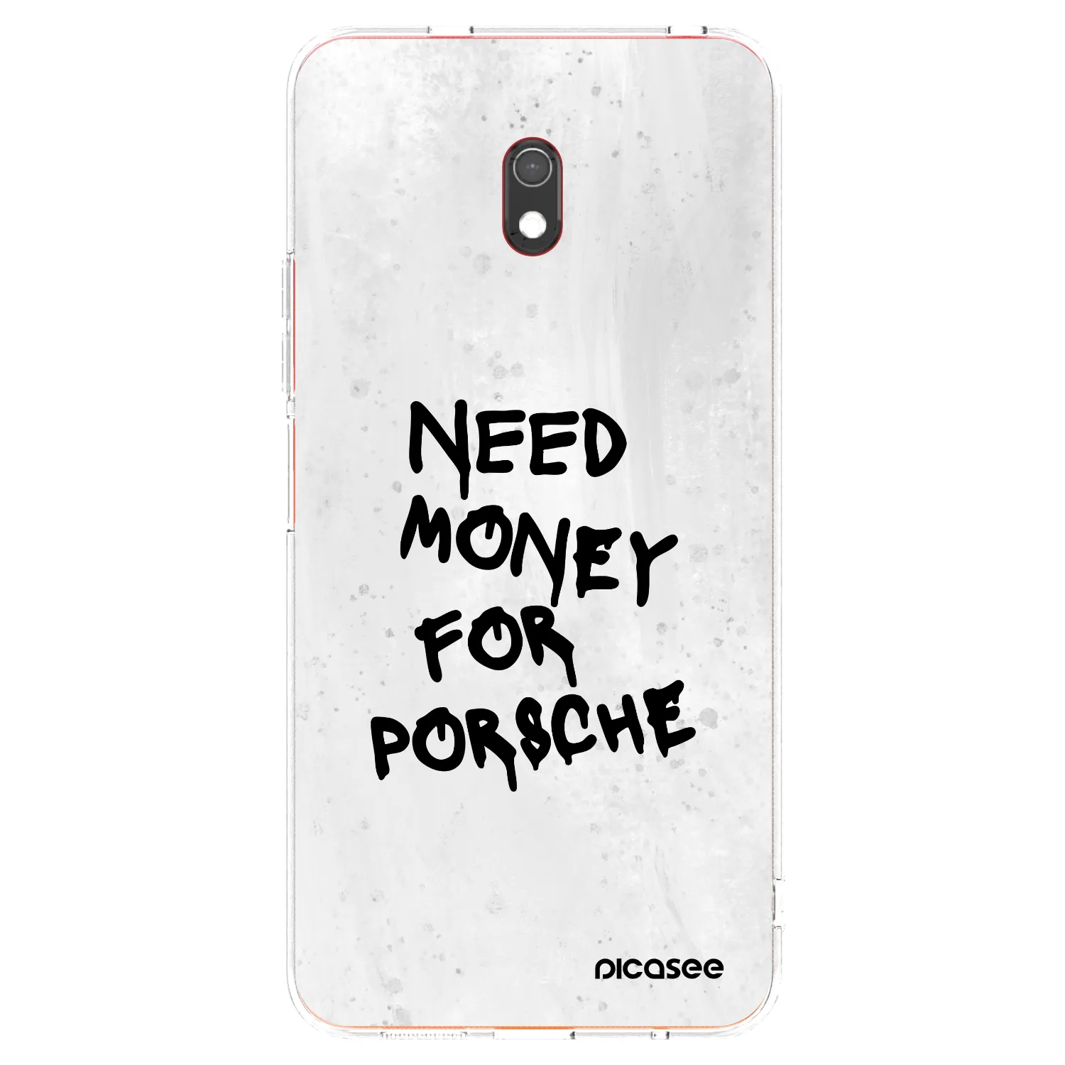 Picasee διαφανής θήκη σιλικόνης Xiaomi Redmi 8A - White Dollar