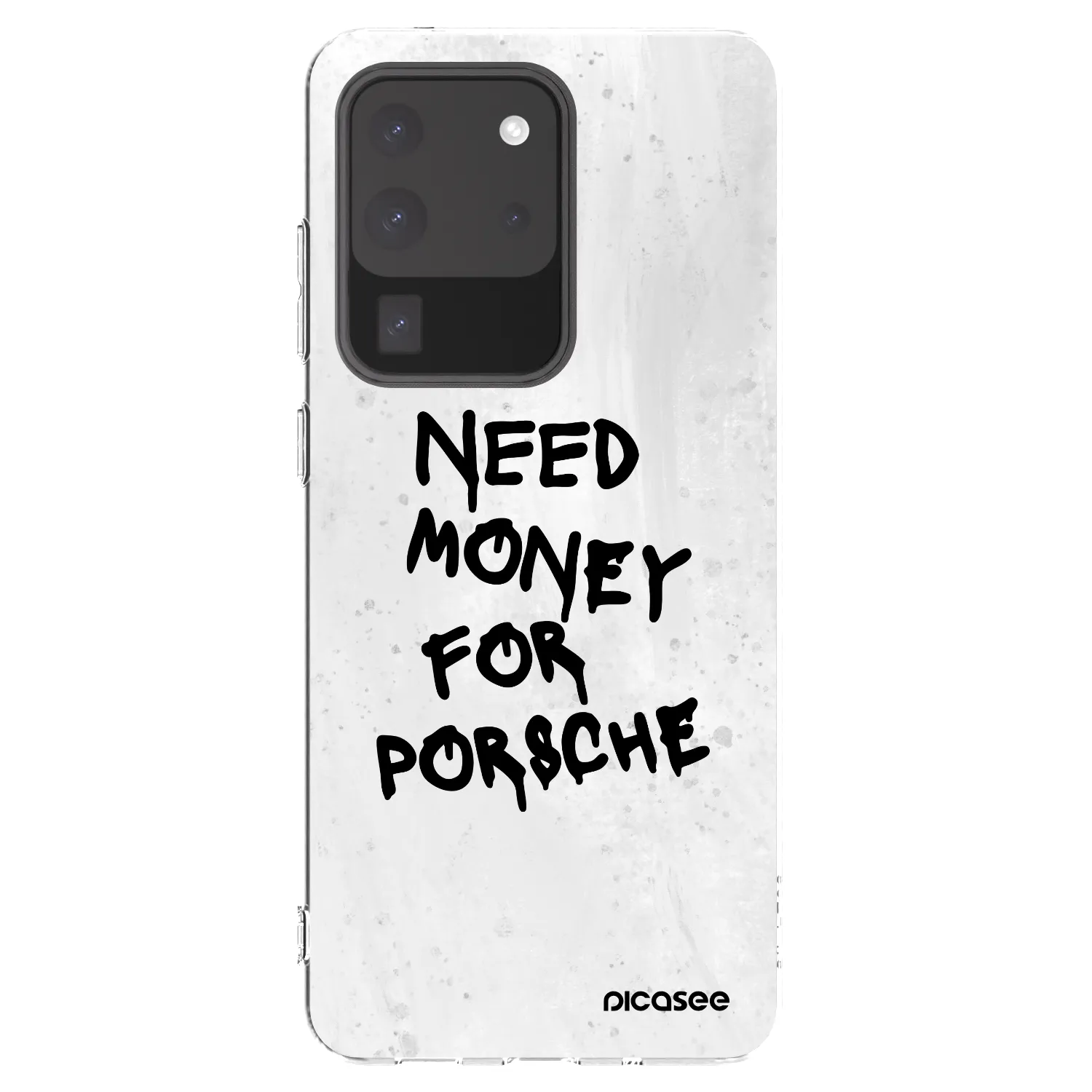 Picasee διαφανής θήκη σιλικόνης Samsung Galaxy S20 Ultra 5G G988F - White Dollar