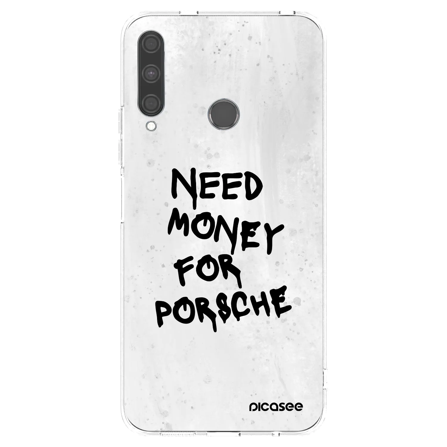 Picasee διαφανής θήκη σιλικόνης Huawei P40 Lite E - White Dollar