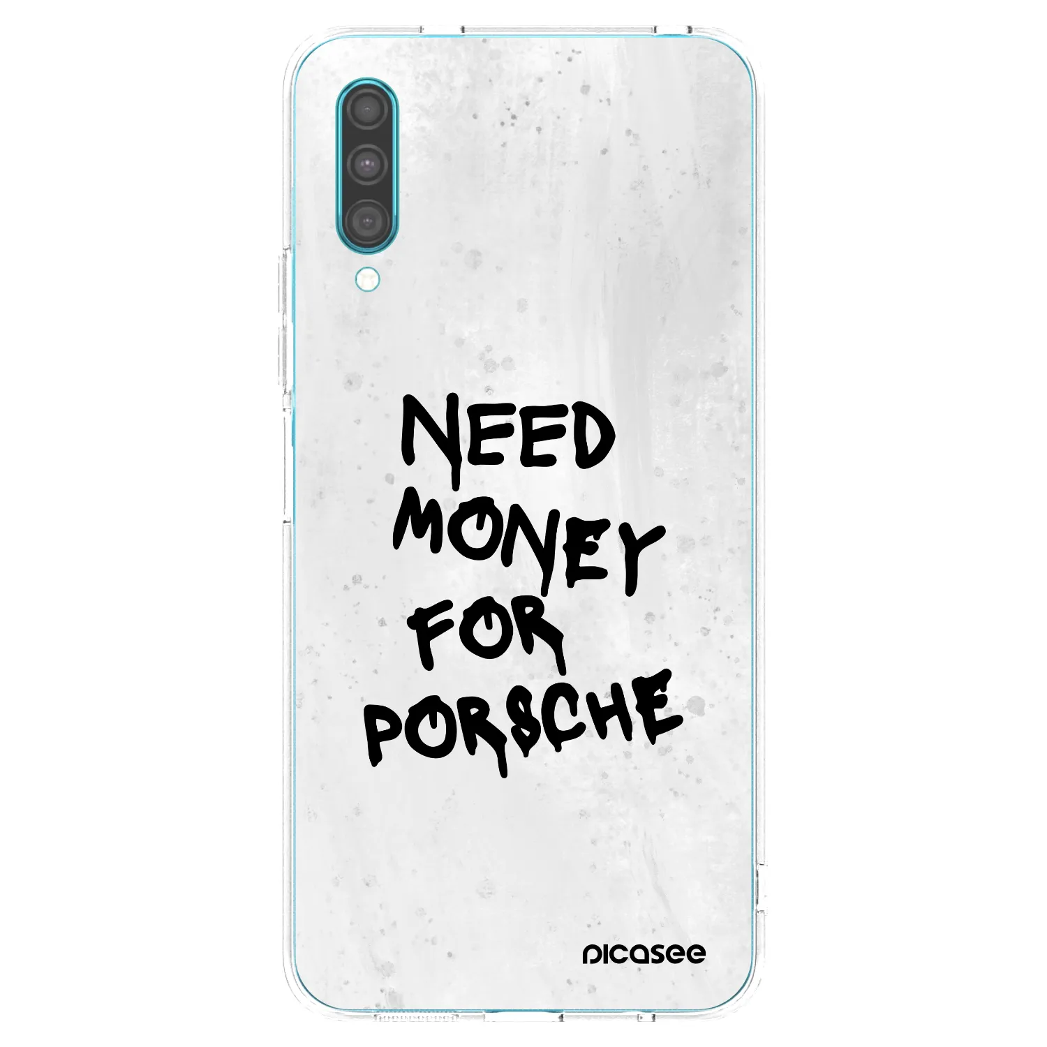 Picasee διαφανής θήκη σιλικόνης Samsung Galaxy A30s A307F - White Dollar