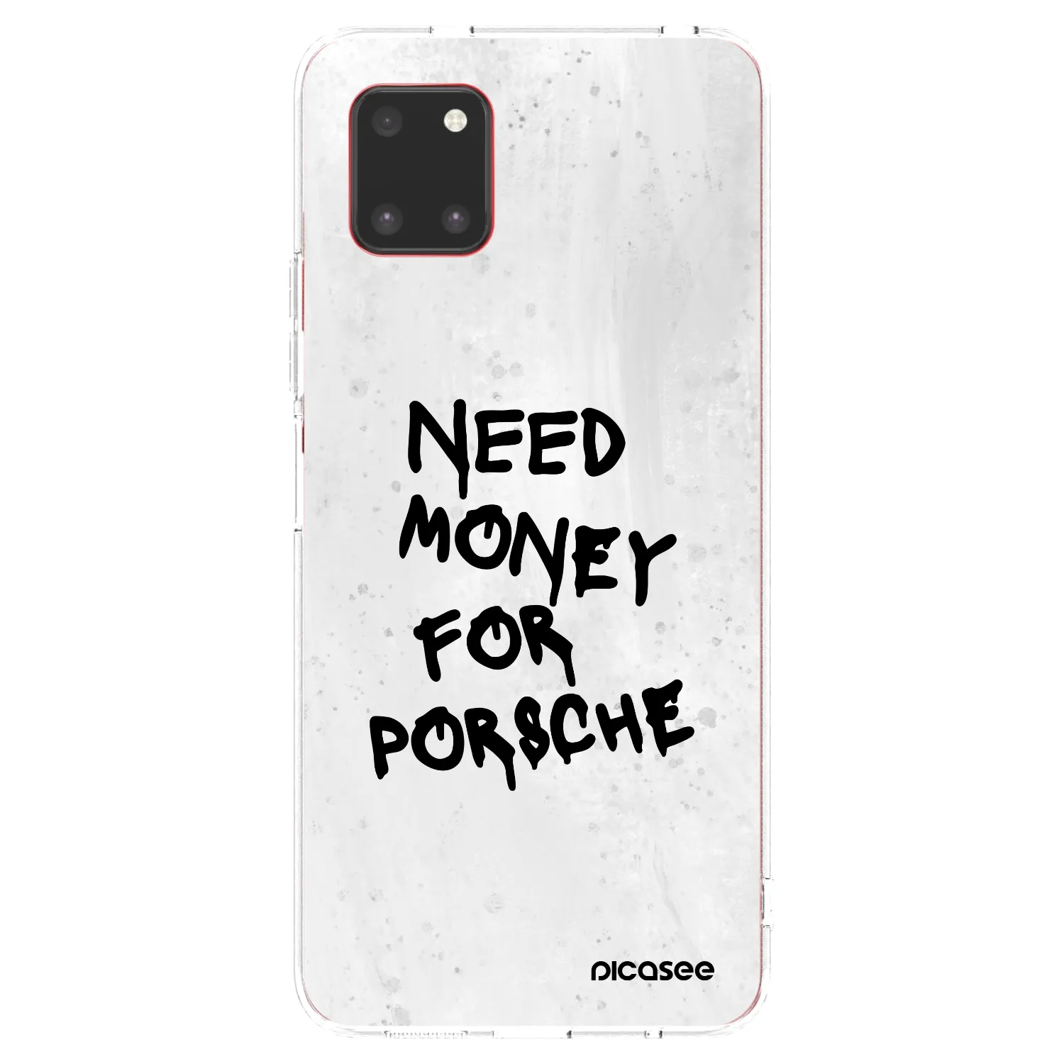 Picasee διαφανής θήκη σιλικόνης Samsung Galaxy Note 10 Lite N770F - White Dollar