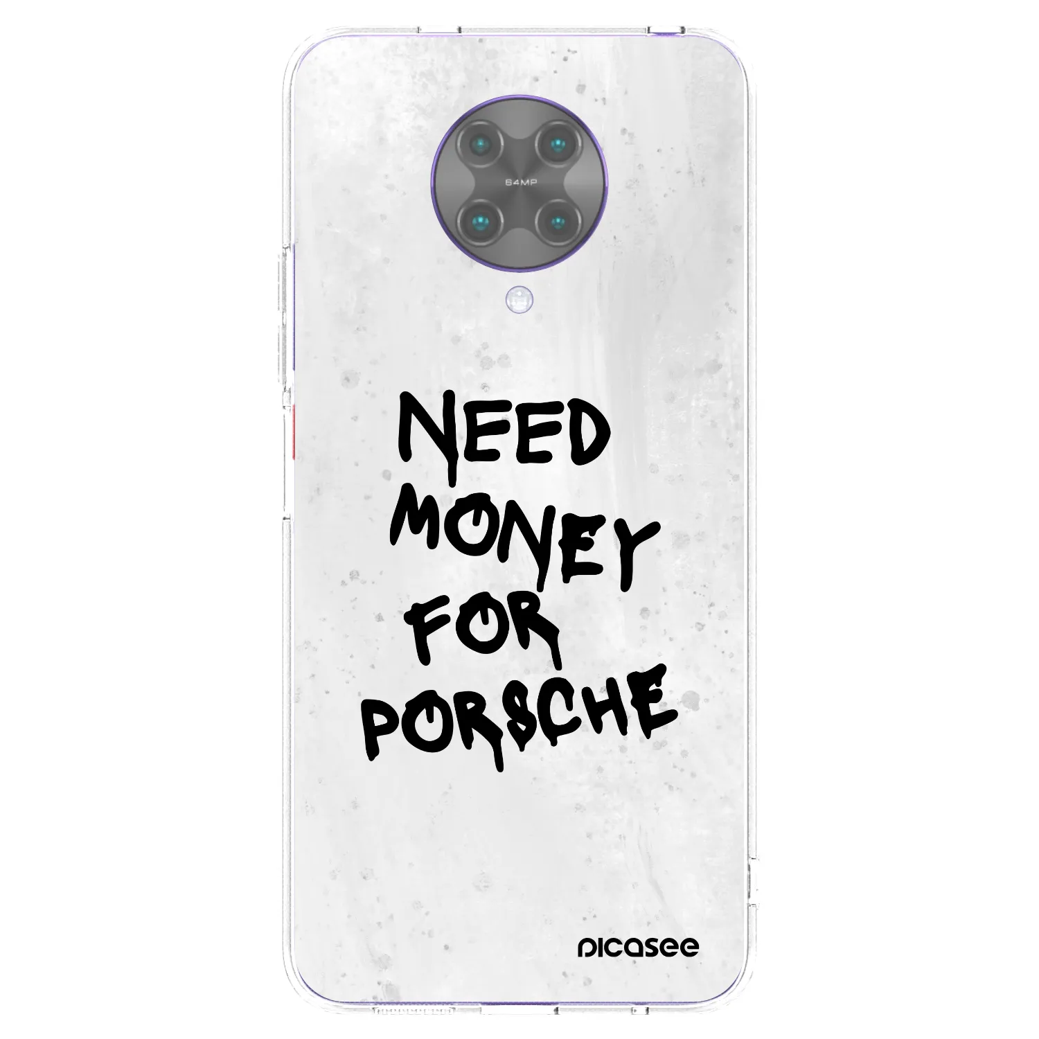 Picasee διαφανής θήκη σιλικόνης Xiaomi Poco F2 Pro - White Dollar
