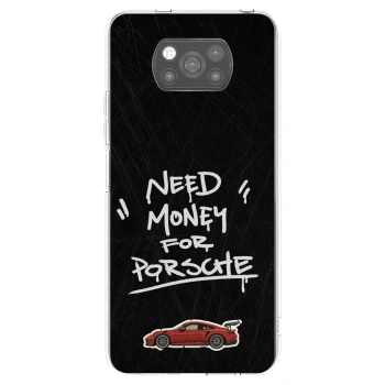 Picasee Μαύρη θήκη σιλικόνης για Xiaomi Poco X3 - Dark Racer