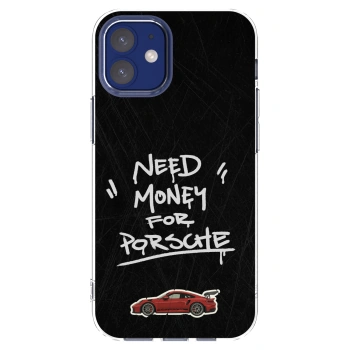 Picasee διαφανής θήκη σιλικόνης Apple iPhone 12 mini - Dark Racer
