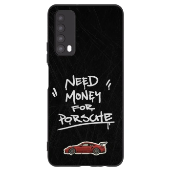 Picasee Μαύρη θήκη σιλικόνης για Huawei P Smart 2021 - Dark Racer