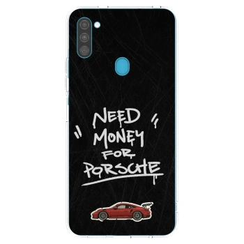 Picasee διαφανής θήκη σιλικόνης Samsung Galaxy M11 - Dark Racer