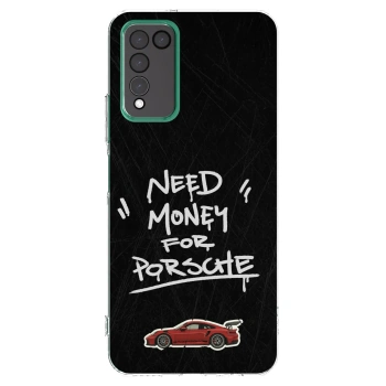 Picasee διαφανής θήκη σιλικόνης Honor 10X Lite - Dark Racer