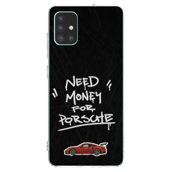 Picasee διαφανής θήκη σιλικόνης Samsung Galaxy M51 M515F - Dark Racer