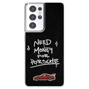 Picasee διαφανής θήκη σιλικόνης Samsung Galaxy S21 Ultra 5G G998B - Dark Racer
