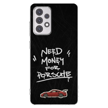 Picasee διαφανής θήκη σιλικόνης Samsung Galaxy A52 5G A525F - Dark Racer
