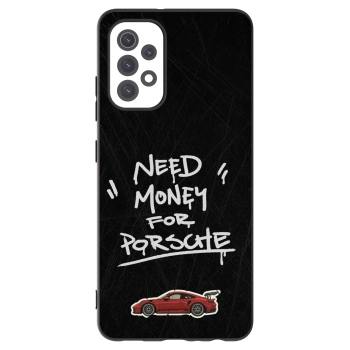 Picasee Μαύρη θήκη σιλικόνης για Samsung Galaxy A32 5G A326B - Dark Racer