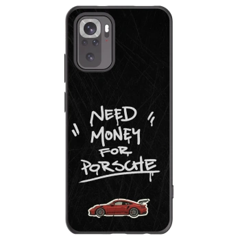 Picasee Μαύρη θήκη σιλικόνης για Xiaomi Redmi Note 10S - Dark Racer