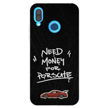 Picasee διαφανής θήκη σιλικόνης Huawei P20 Lite - Dark Racer