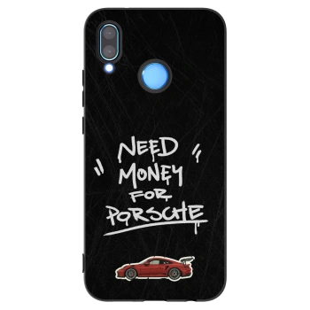 Picasee Μαύρη θήκη σιλικόνης για Huawei P20 Lite - Dark Racer