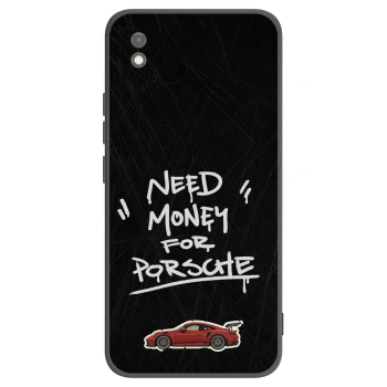 Picasee Μαύρη θήκη σιλικόνης για Xiaomi Redmi 9AT - Dark Racer