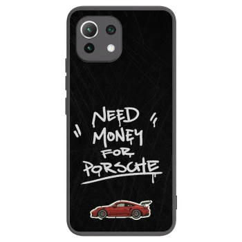 Picasee Μαύρη θήκη σιλικόνης για Xiaomi Mi 11 Lite - Dark Racer