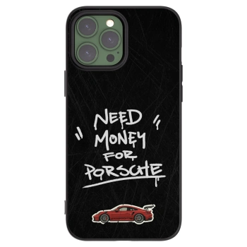 Picasee Μαύρη θήκη σιλικόνης για Apple iPhone 13 Pro Max - Dark Racer