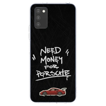 Picasee διαφανής θήκη σιλικόνης Samsung Galaxy A02s A025G - Dark Racer