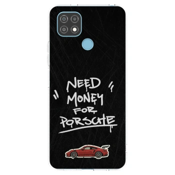 Picasee διαφανής θήκη σιλικόνης Realme C21 - Dark Racer