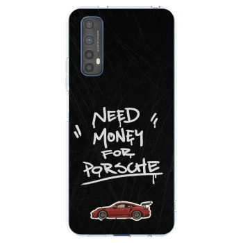 Picasee διαφανής θήκη σιλικόνης Realme 7 - Dark Racer