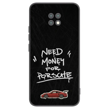 Picasee Μαύρη θήκη σιλικόνης για Xiaomi Redmi Note 9T - Dark Racer