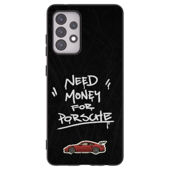 Picasee Μαύρη θήκη σιλικόνης για Samsung Galaxy A52s 5G A528B - Dark Racer