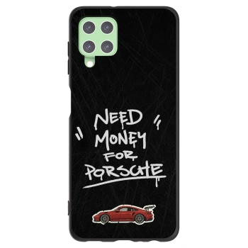Picasee Μαύρη θήκη σιλικόνης για Samsung Galaxy A22 A225F 4G - Dark Racer