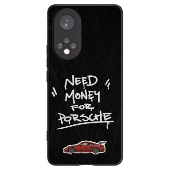 Picasee Μαύρη θήκη σιλικόνης για Honor 50 5G - Dark Racer