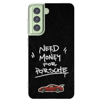Picasee διαφανής θήκη σιλικόνης Samsung Galaxy S21 FE 5G - Dark Racer