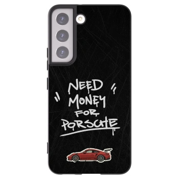 Picasee Μαύρη θήκη σιλικόνης για Samsung Galaxy S22 5G - Dark Racer