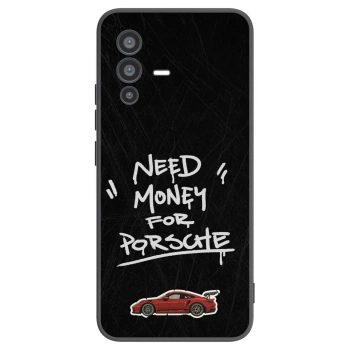 Picasee Μαύρη θήκη σιλικόνης για Vivo V23 5G - Dark Racer