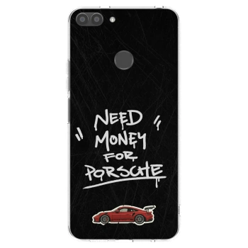 Picasee διαφανής θήκη σιλικόνης Huawei P Smart - Dark Racer