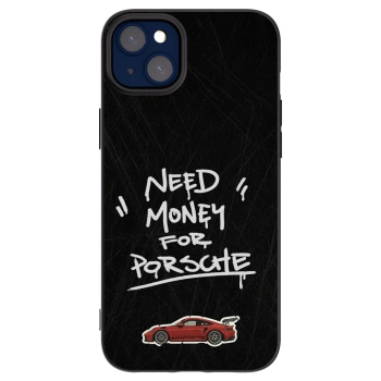 Picasee Μαύρη θήκη σιλικόνης για Apple iPhone 14 Plus - Dark Racer
