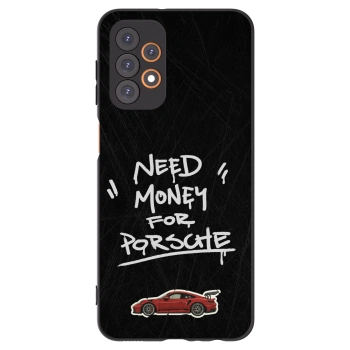 Picasee Μαύρη θήκη σιλικόνης για Samsung Galaxy A23 A235F 4G - Dark Racer