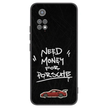 Picasee Μαύρη θήκη σιλικόνης για Xiaomi Redmi Note 11S 5G - Dark Racer