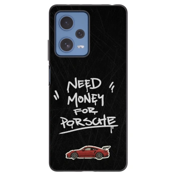 Picasee Μαύρη θήκη σιλικόνης για Xiaomi Redmi Note 12 Pro 5G - Dark Racer