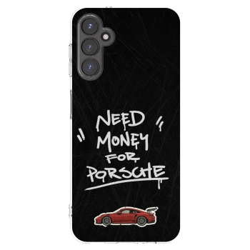 Picasee διαφανής θήκη σιλικόνης Samsung Galaxy A14 4G A145R - Dark Racer