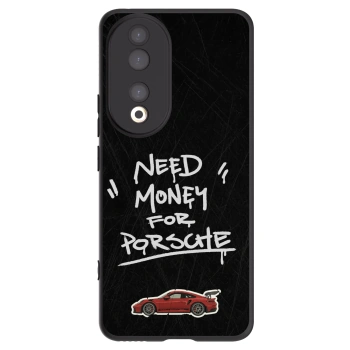 Picasee Μαύρη θήκη σιλικόνης για Honor 90 5G - Dark Racer