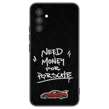 Picasee Μαύρη θήκη σιλικόνης για Samsung Galaxy A04s A047F - Dark Racer