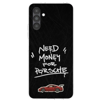 Picasee διαφανής θήκη σιλικόνης Samsung Galaxy A04s A047F - Dark Racer