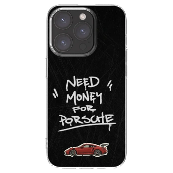 Picasee διαφανής θήκη σιλικόνης Apple iPhone 15 Pro - Dark Racer